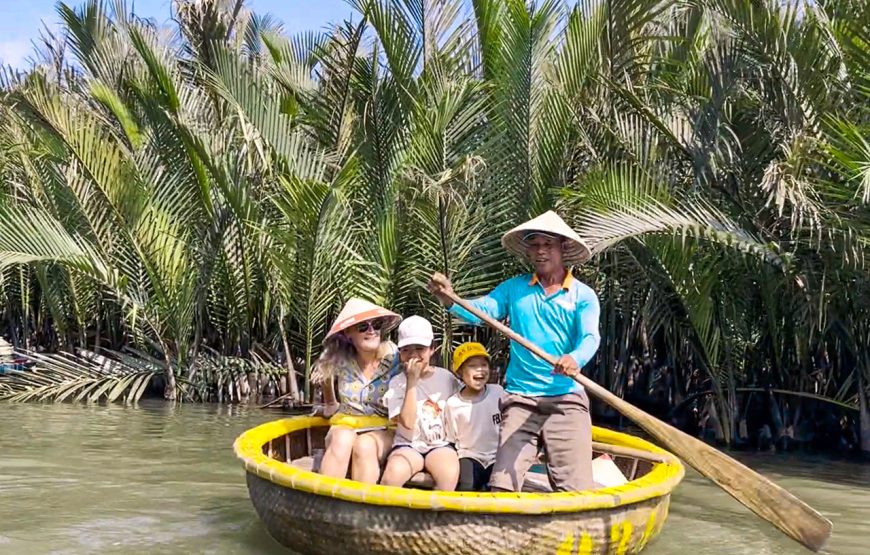 Combo Entry ticket: Thanh Ha Pottery Park and Cam Thanh Basket Boat ride for 2 pax