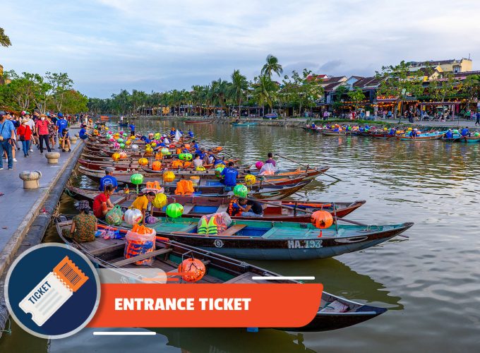 Entry Ticket: 45 minutes Traditional Boat trip on Hoai River