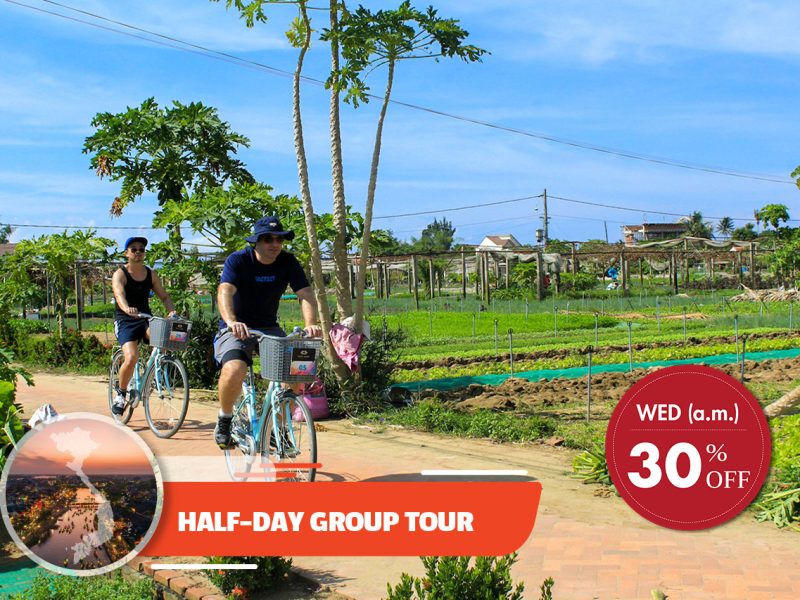 Half-day Foodie Tour By Bicycle & Visit Tra Que Vegetable Village