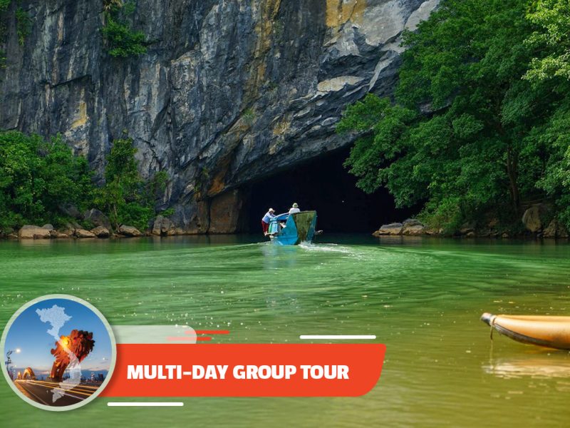 Three-day Hue, Vinh Moc & Paradise Cave Tour From Da Nang