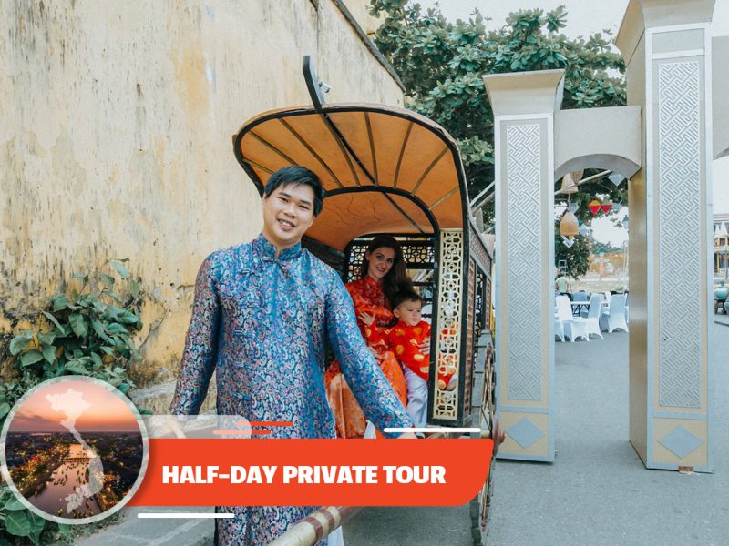 Private tour: Half-day Hoi An Cyclo Tour In Vietnamese Traditional Ao Dai