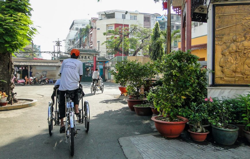 Private tour: Half-day Ho Chi Minh City China Town By Cyclo