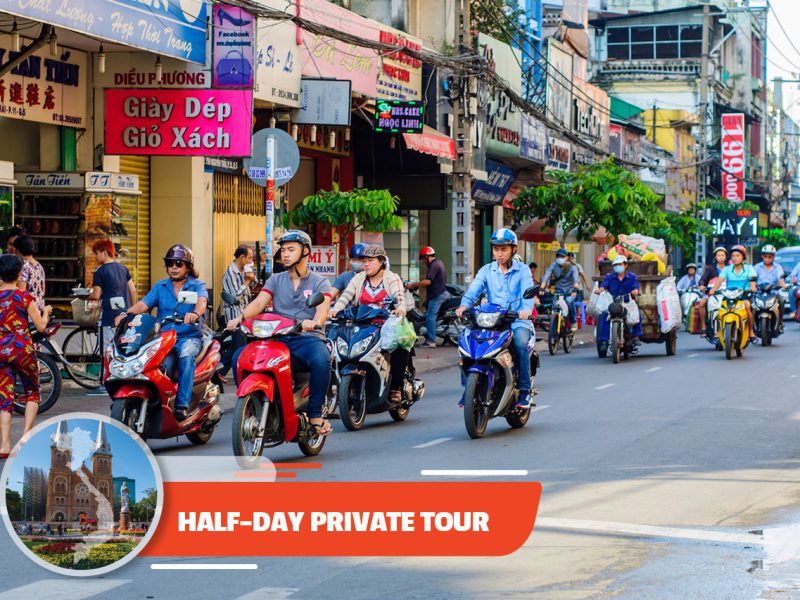 Private tour: Half-day Local Street Motorbike Tour In Ho Chi Minh City