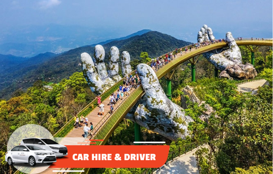 Car Hire & Driver: Da Nang Center– Ba Na/than Tai/ Ba Na Golf (Full-day)