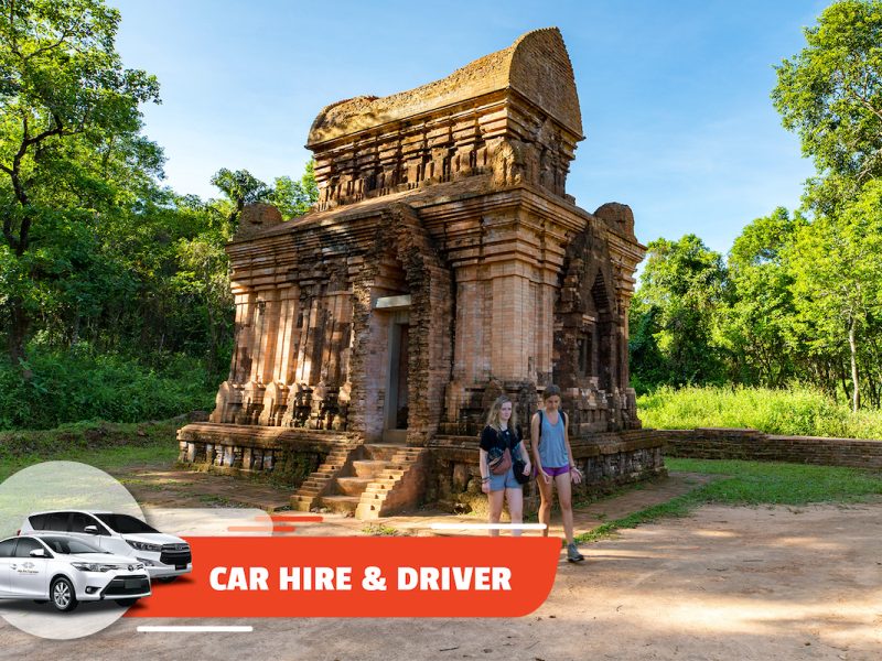 Car Hire & Driver: Hoi An City Center – My Son – Marble Mountain (Full-day)